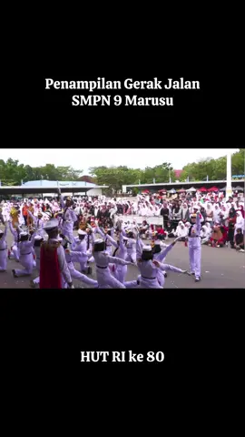Penampilan gerak jalan indah SMPN 9 Marusu #lomba #gerakjalan #maros #smpn9marusu #paskibra 