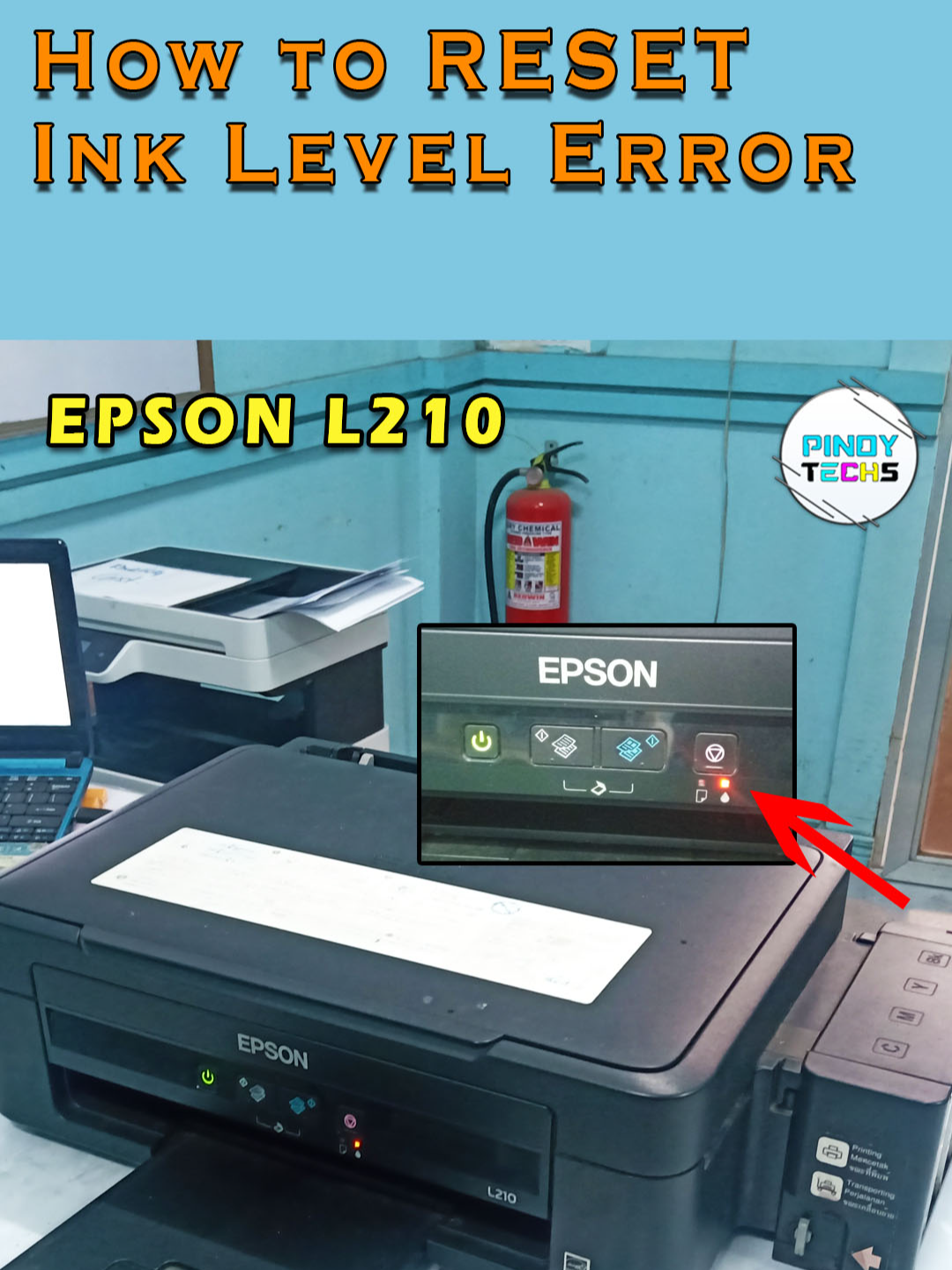 RESET Epson L210 Ink Level Error #EpsonL210Reset #ResetInklevelError #Pinoytechs #EpsonL210 #ResetEpsonL210 #epsonprinter #epsonPhilippines #inklevelerrorepson #epsoninkerror #L210reset #epsonph