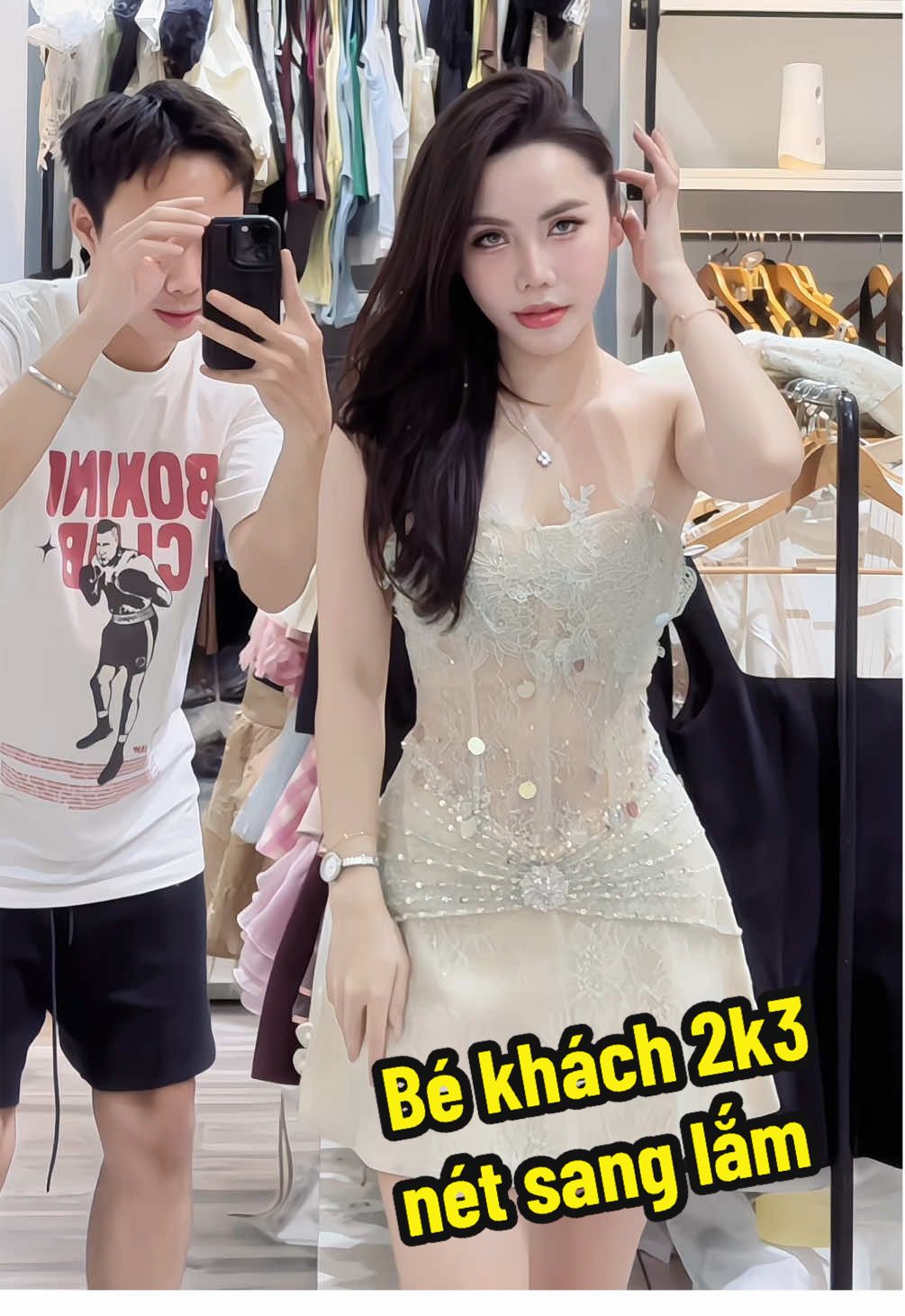 Thêm 1 bé khách 2k3 nét sang lắm nha #viral 
