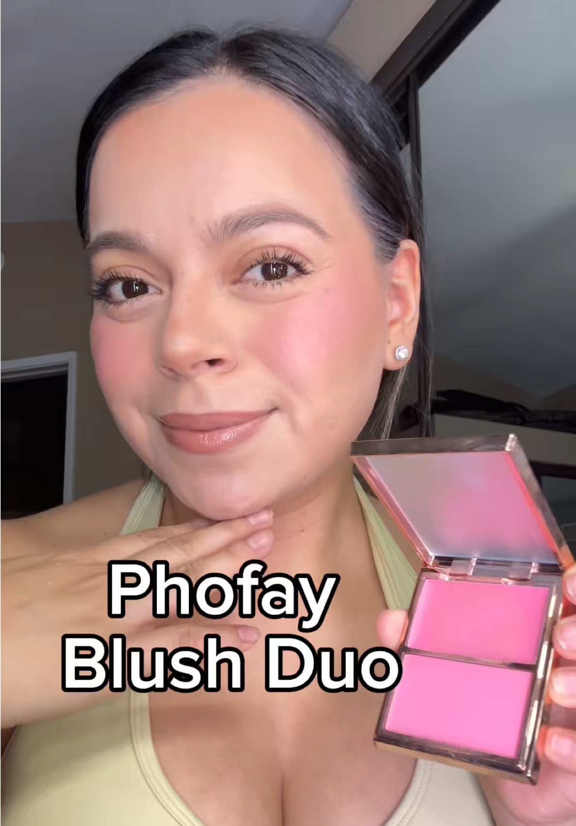 Your cheeks but better 💗 This Cream & Powder Matte Blush Duo gives you that soft, all-day flush without feeling heavy. Build it up or keep it natural—either way, it’s always main character energy ✨ #BlushObsessed #EverydayGlow #MakeupThatLasts #SoftGlamVibes #BeautyTok