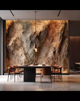 Fancy a Rock Wall in Your Space? We Build! DM @karam_wallart for a quick quote ===== Is it the first time my account appears to you? My name is Karam Antakli, I am an architect, interior designer and wall artist. My vision is to inspire artists around the world to make a living of their art. #rockwall #rockonwall #stonewall #walldecor #interiordesign  