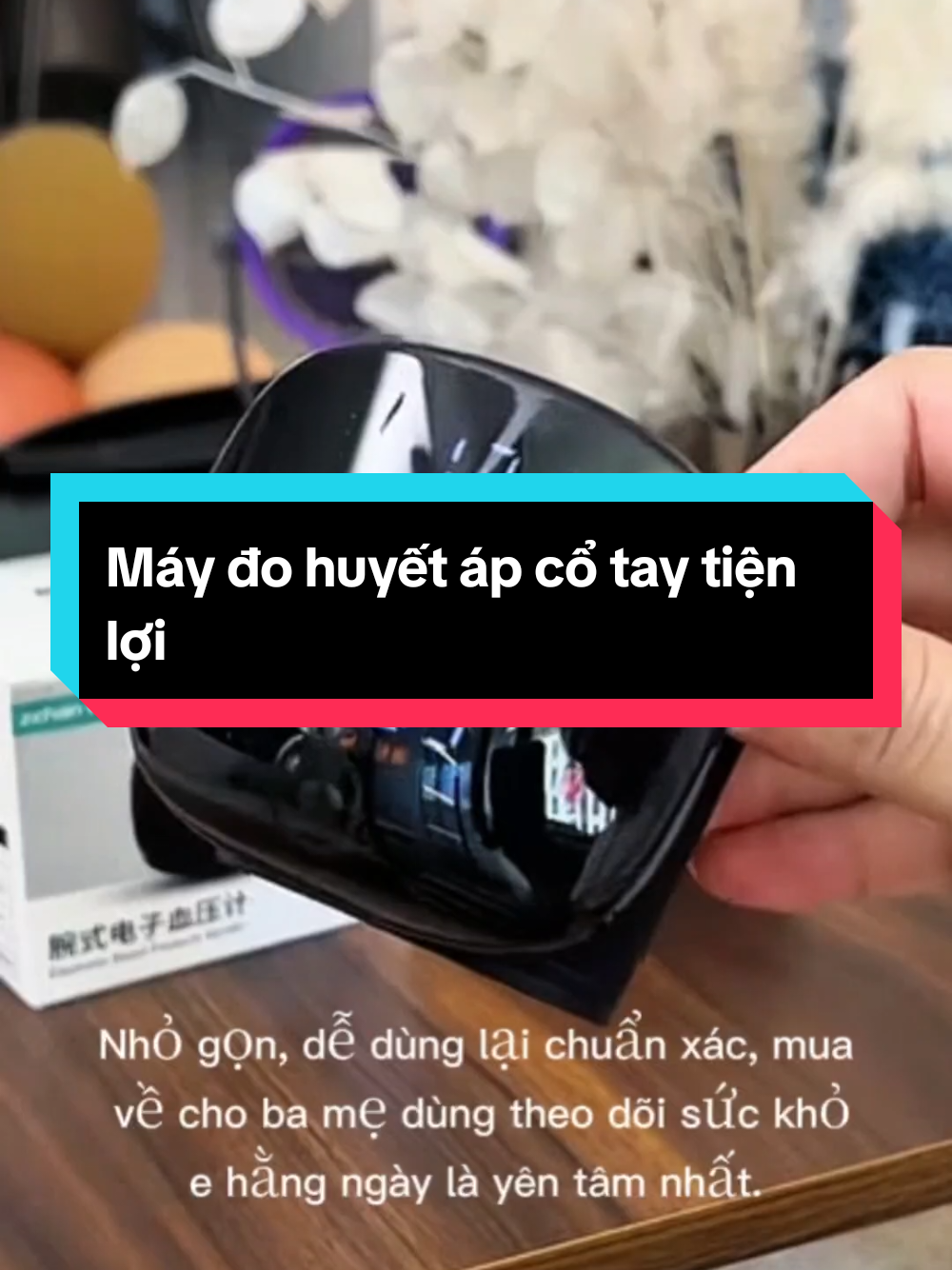Máy đo huyết áp cổ tay tiện lợi#maydohuyetaptainha #maydohuyetapcotay #maydohuyetapdientu #maydohuyetaptudong #dohuyetapchinhxac 