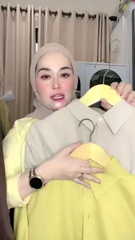 ESMIRA - NEEQA Kemeja Wanita Kantoran Polos Kekinian Bahan Katun Jumbo Atasan Panjang Muslim#kemejawanita #kemejakekinian #fypp #fypage #fyp 