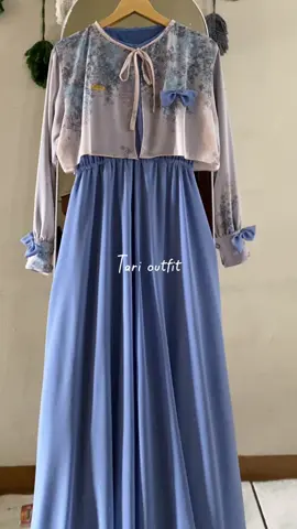 Ready stok gamis set iner🤗🌸🥰gamis seruti dabell puring #Tarioutfit 