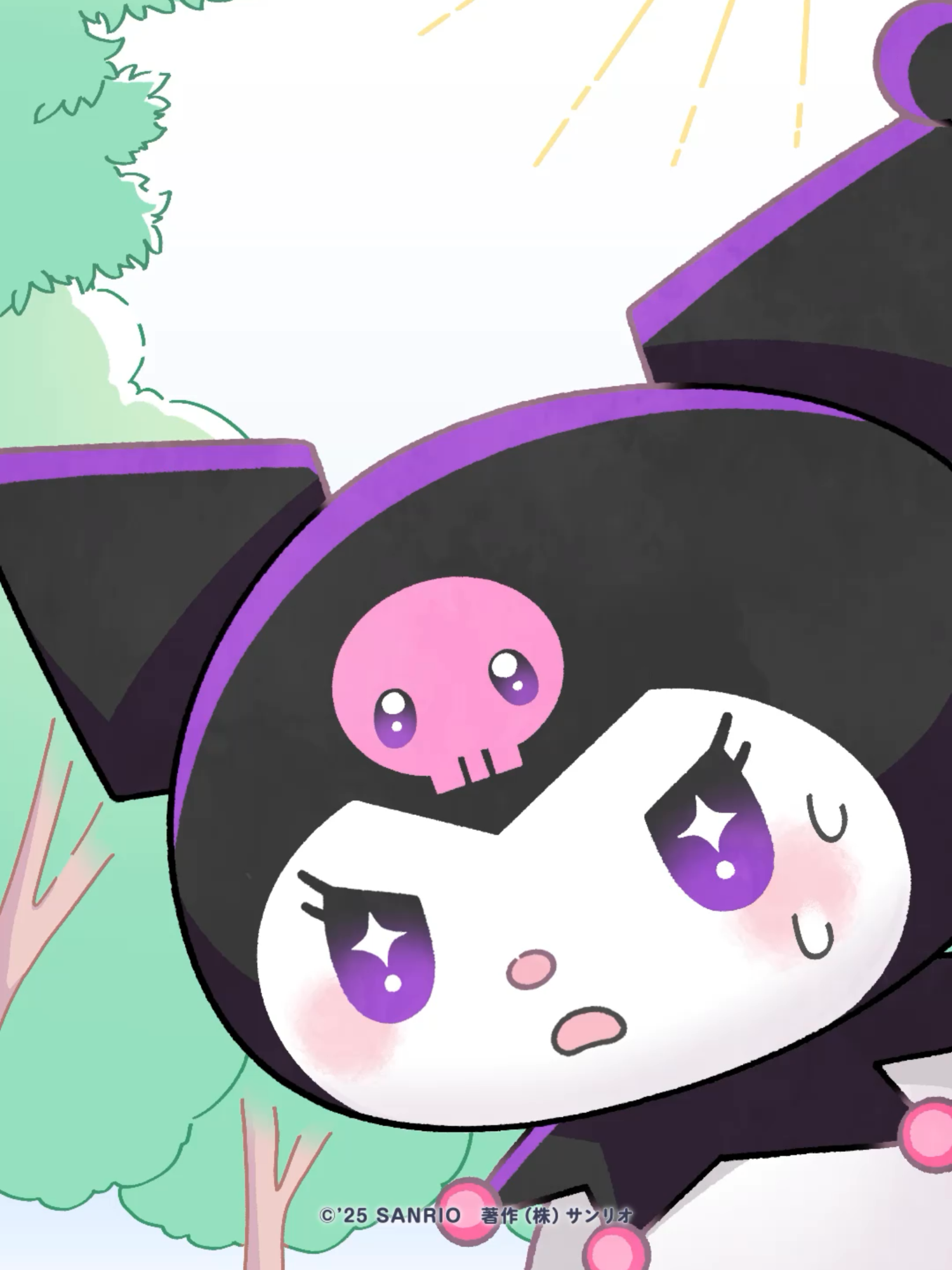 ま　ち　が　え　た　・　・　・ #クロミ #kuromi #世界クロミ化計画 #KUROMIFYTHEWORLD #サンリオ #sanrio