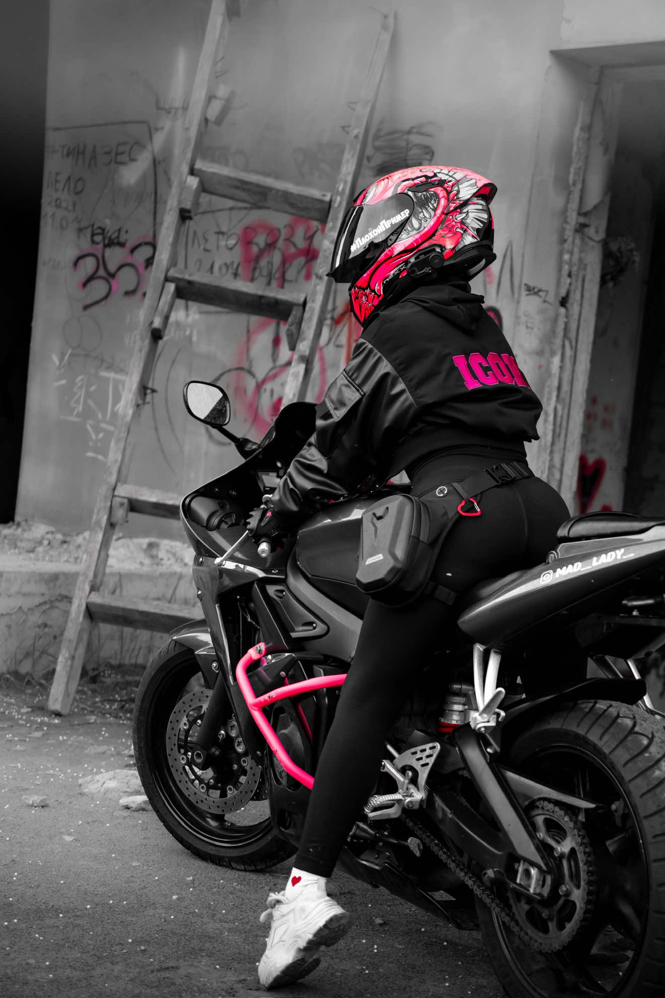 Характер демона 😈  #surgut #рек #motogirl #motorcycle #bad 
