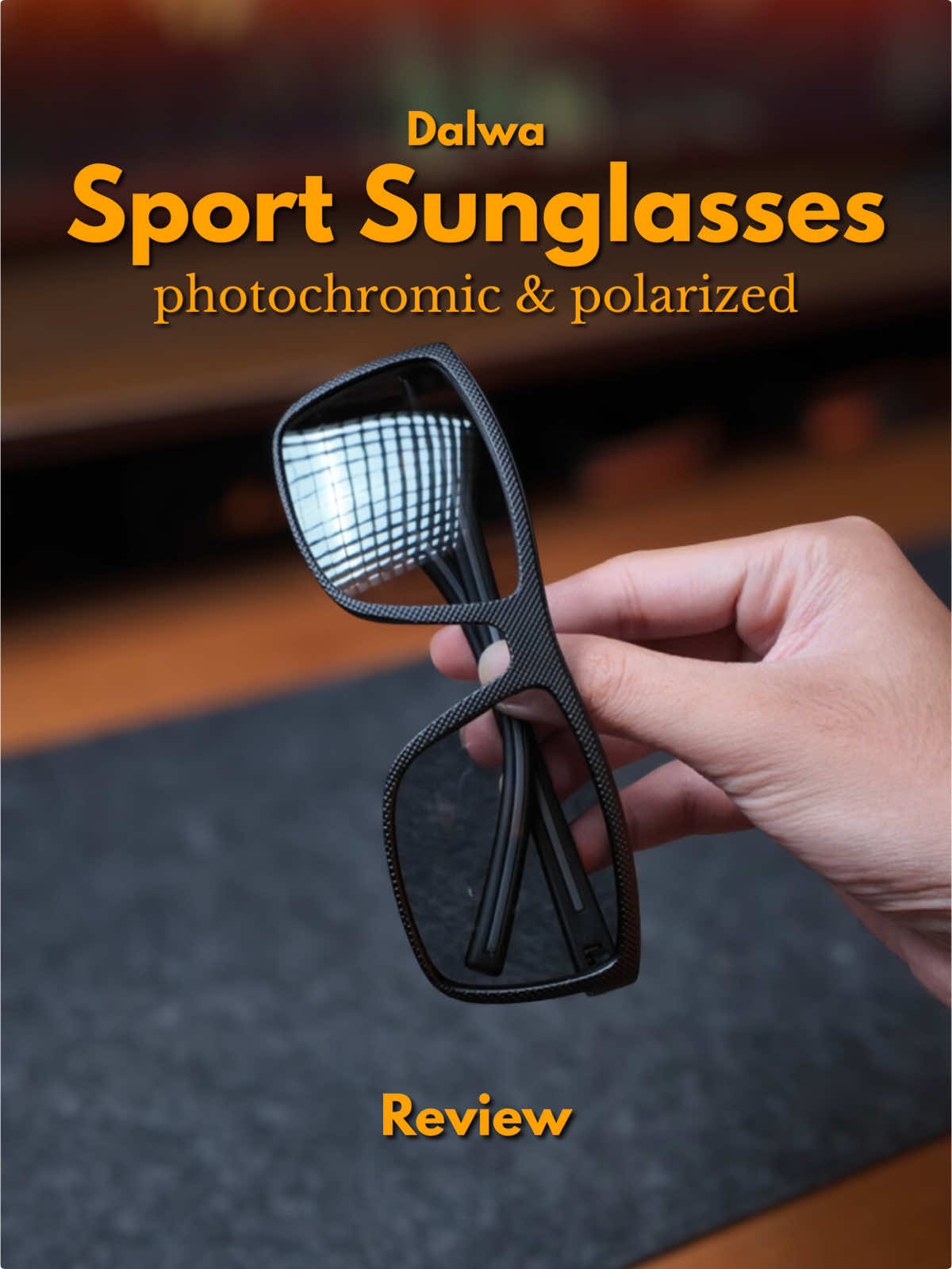 Durable sunglasses with photochromic, polarized, and UV protection lenses from Dalwa #dalwa #sunglasses #photochromiceyeglass #eyewear #review