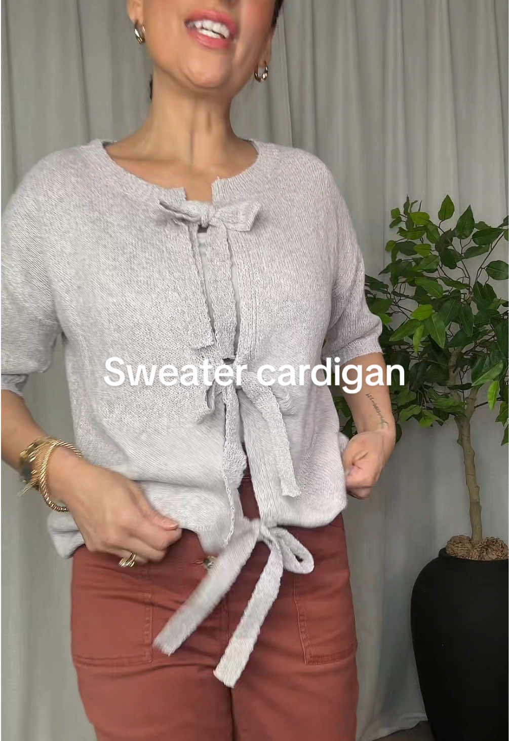 The lightweight sweater cardigan I’ll be wearing all fall season. #cardigan #style #sweater #ootdinspo #TikTokShopCreatorPicks  