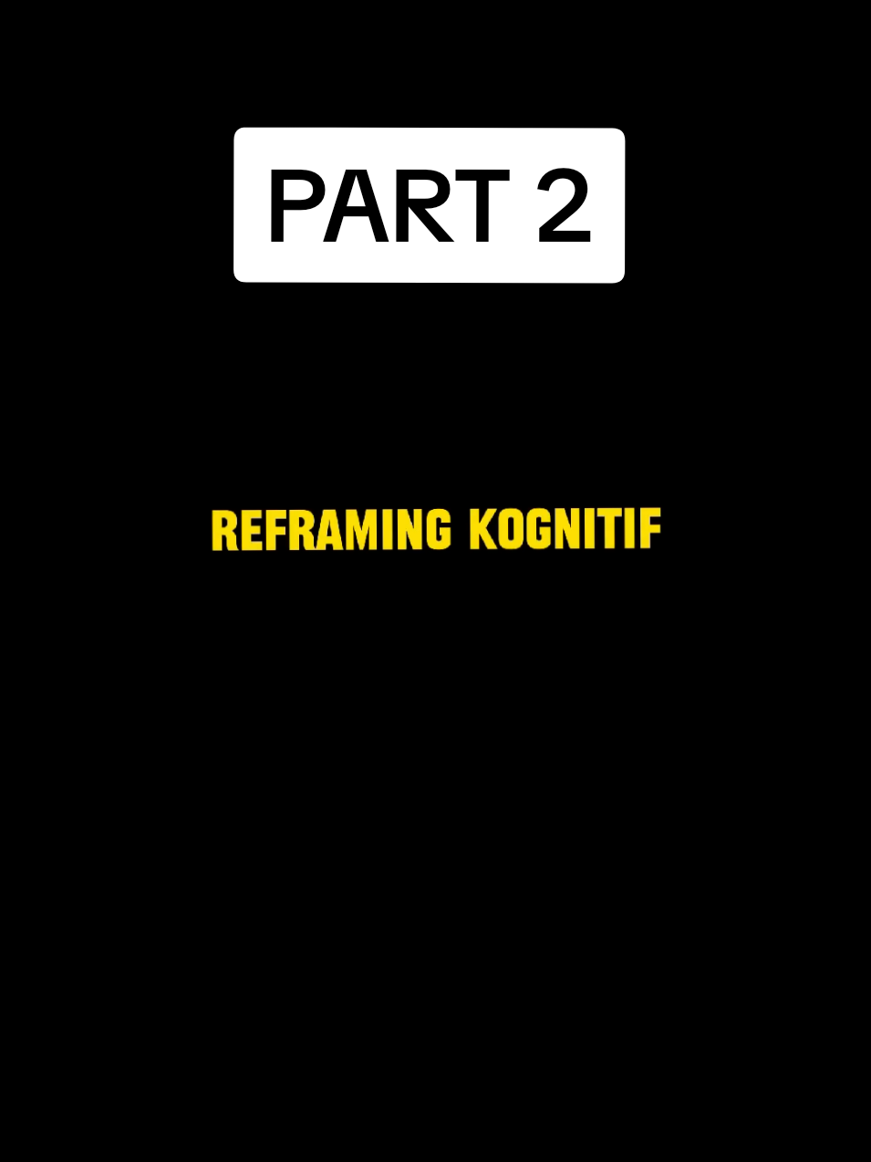 ini cara berhenti ngebandingin diri sendiri dengan orang lain. PART 2 selengkapnya di chanel youtube 