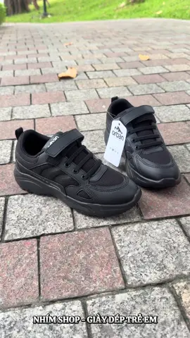 Giày đen đồng phục VINSCHOOL Hottrend 2025 GN08. Size 28 - 39. Sẵn kho - BỎ GIỎ NGAY👇👇👇#xuhuongtiktok #giayden #giaythethaobetrai  #vinschool #vinschooloceanpark