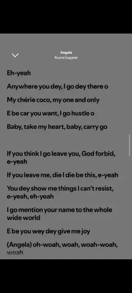 Angela by kuami Eugene #angela #mercylyrics #mercyedith01 #mercylyrics🎶 #songs 