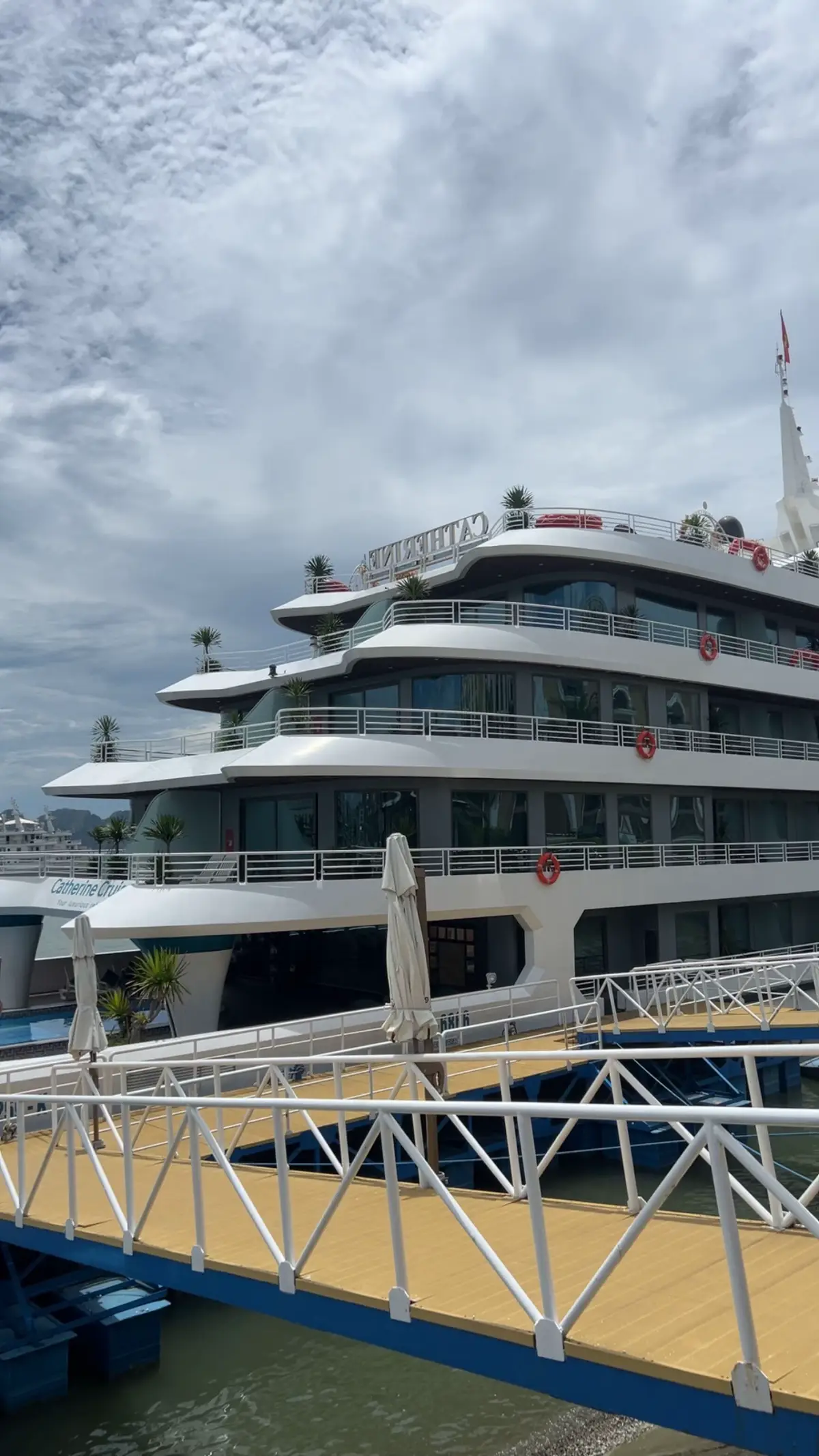 يوم من الخيال والهدوء 🛳️🤍 #فيتنام #خليج_هالونج_باي #روقان 