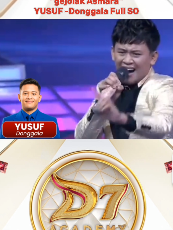 YUSUF - Donggala dapat full SO dari juri bawakan lagu Gejolak Asmara!!!!@Indosiar  #fypp #trending #dangdut #dangdutacademy #indosiar 