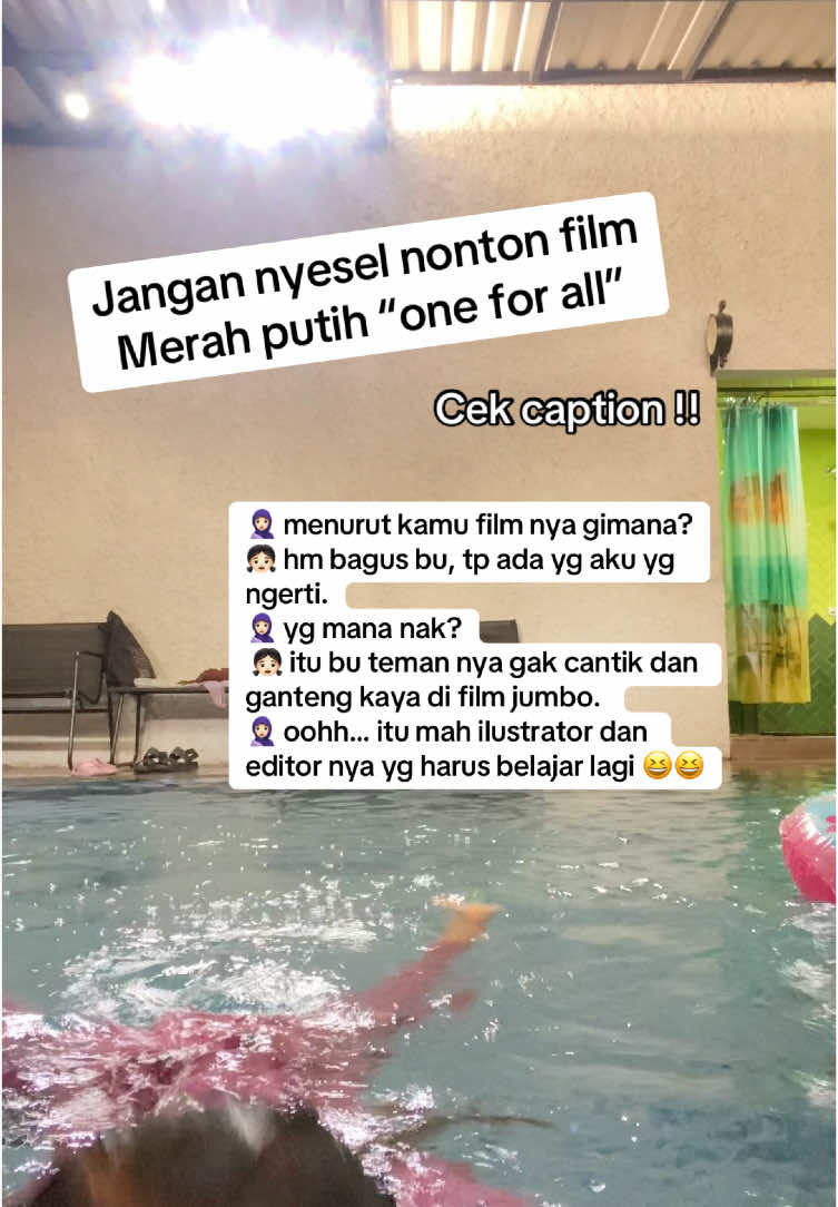 Disclaimer! Saya dan keluarga tidak berminat nonton film tersebut. Percakapan di viti itu hanya karangan pribadi ygy. So, JANGAN NYESEL udah pilih nonton film yg lain. 😆😆 Boikot film #merahputihoneforall 