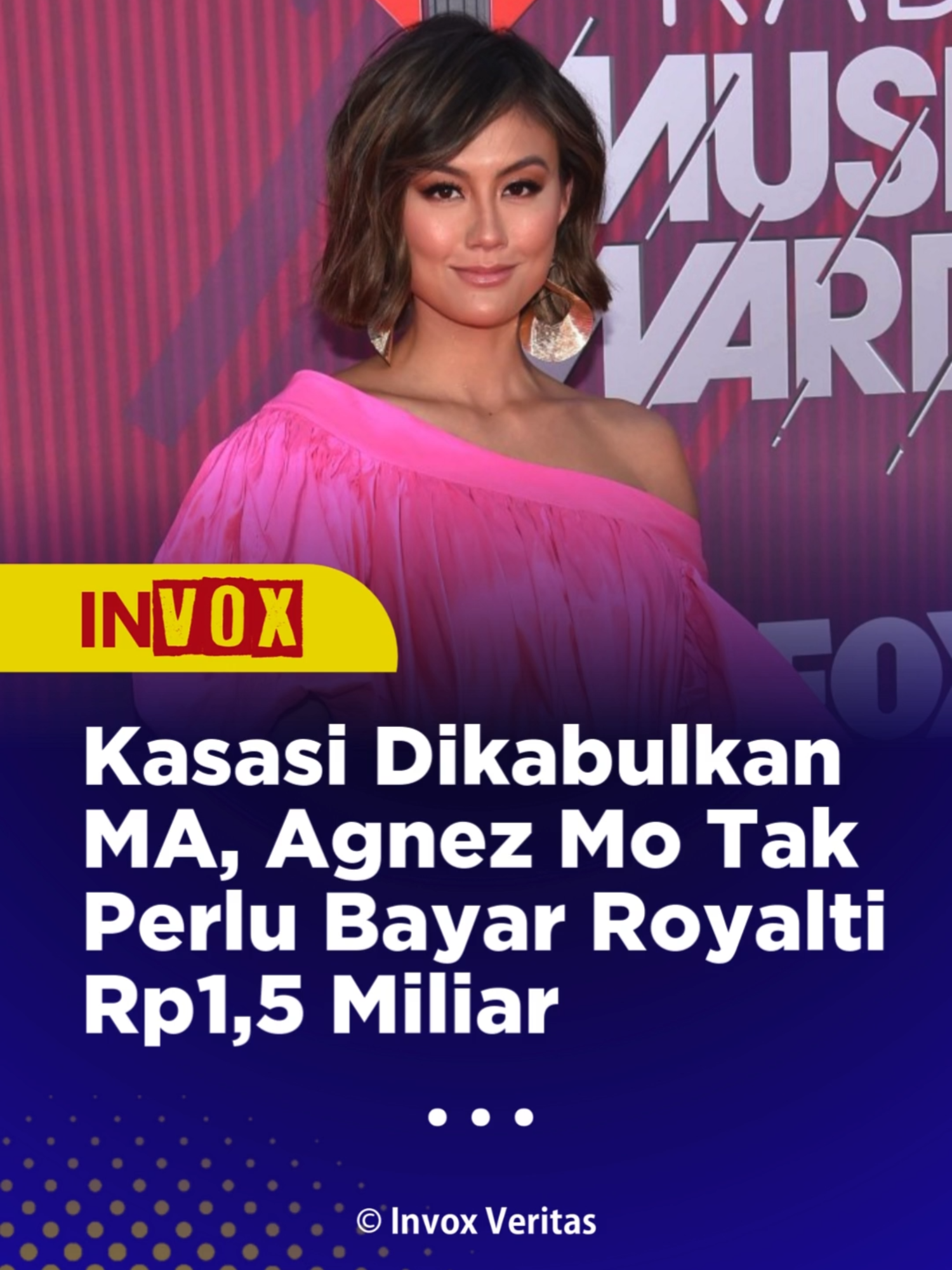 Permohonan kasasi penyanyi ternama Indonesia, Agnez Mo dikabulkan Mahkamah Agung terkait kasus pelanggaran hak cipta yang mengharuskan bayar Rp1,5 miliar. 