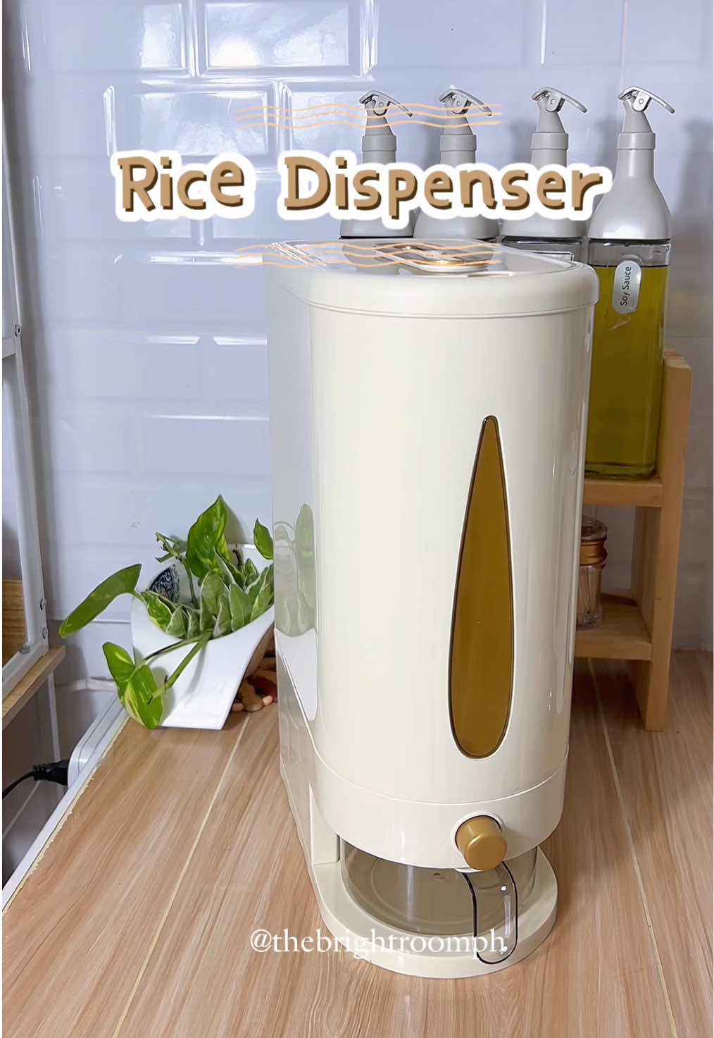 Rice dispenser na hindi pinapasok ng langgam! #ricedispencertiktokshop #ricedispenser #10kgricestorage #ricestorage #ricestoragebox 