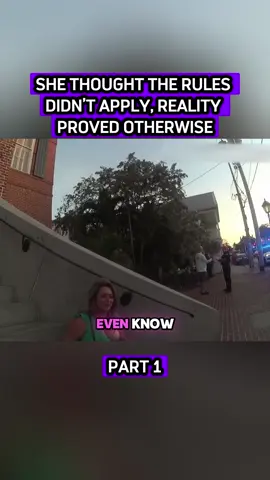 She Thought the Rules Didn’t Apply. Reality Proved Otherwise #1 #cops #police #bodycam 