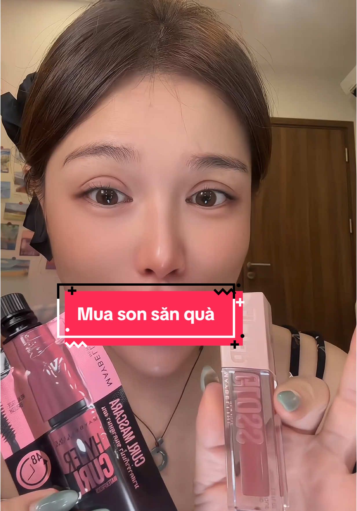 Mua son là một săn đồ tặng mới là chính nháaaa #xuhuongtiktok #xuhuong2025 #viral #beauty #goccongai #TikTokBeauty #xh #lamdep #xuhuong #makeup #forgirls #maybelline #graceandglow 