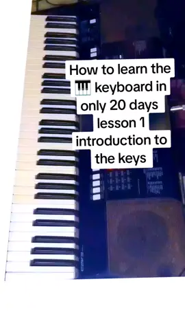 how to learn the keyboard 🎹 in only 20 days #pianotutorial #fyp 
