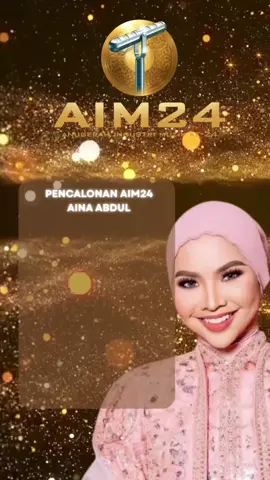 Aina Abdul berjaya memperoleh 8 pencalonan solo dan 1 duo untuk Anugerah Industri Muzik ke-24 yang bakal bersiaran secara langsung dari Arena of Stars Genting Highland dan RTM TV2 pada 13 September jam 9 malam. Peminat Aina Abdul rata-rata berterima kasih kepada kesemua 132 juri yang telah bersetuju memberi pencalonan ini 🩷 #ainaabdul #aim24