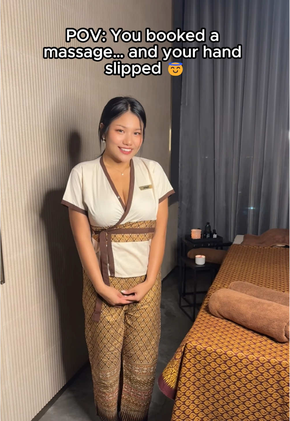 Now the courage shows😍 #massagegirl #fyp #foryou #relief #viral 