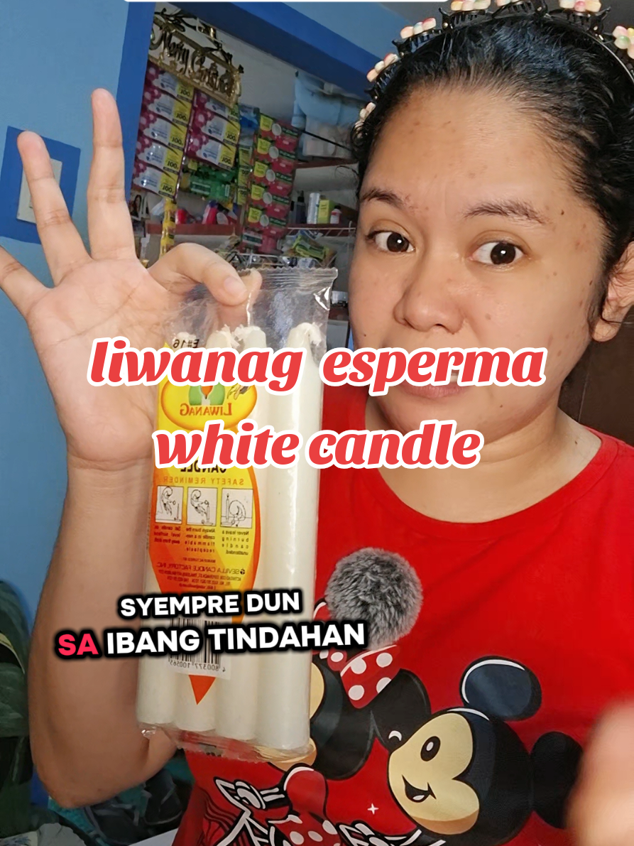 liwanag esperma white candle#liwanagespermawhitecandle #candle #kandila #pandagdagpaninda #tiktokfinds 