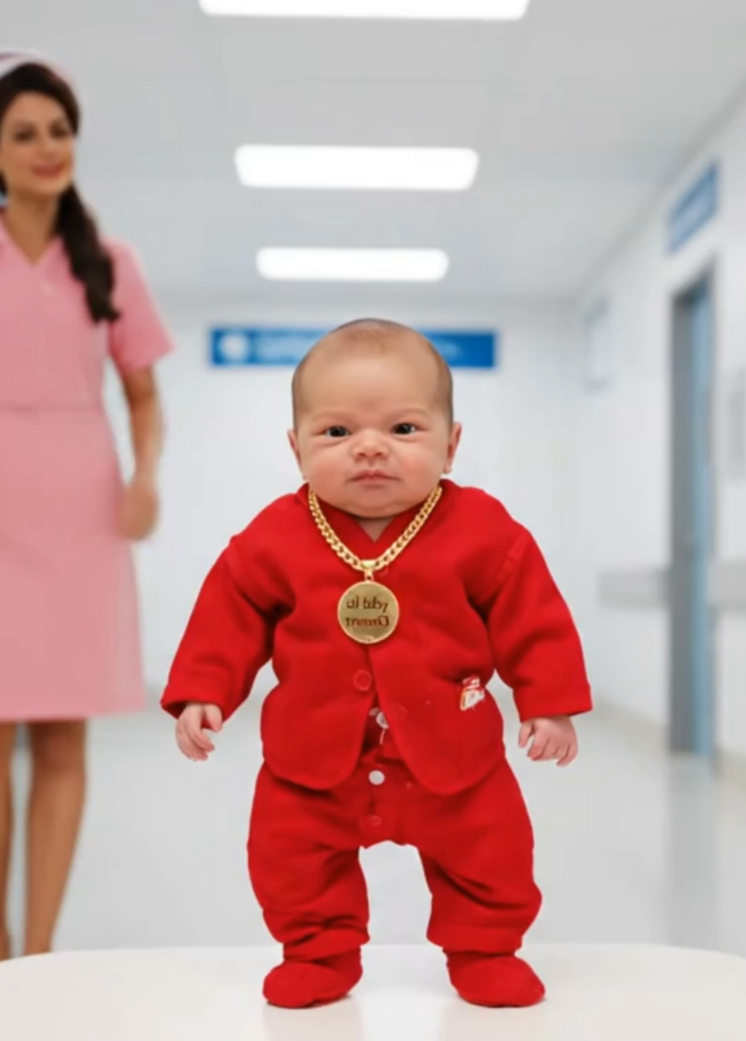 Sab sa barhi parashani tu ab hai #smallbaby #aibabytrend #babytalking #aivideo #fyp 