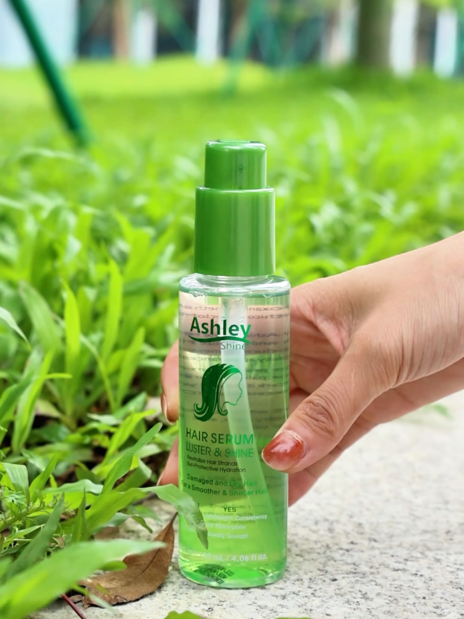 Say goodbye to frizzy hair! #girlythings #ashleyshinehaircare #ashleyshineserum #hairserum #haircare