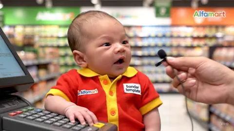 bayi lucu 🤭 #babyfunny #babyAI #bayilucu #fyp #veo3
