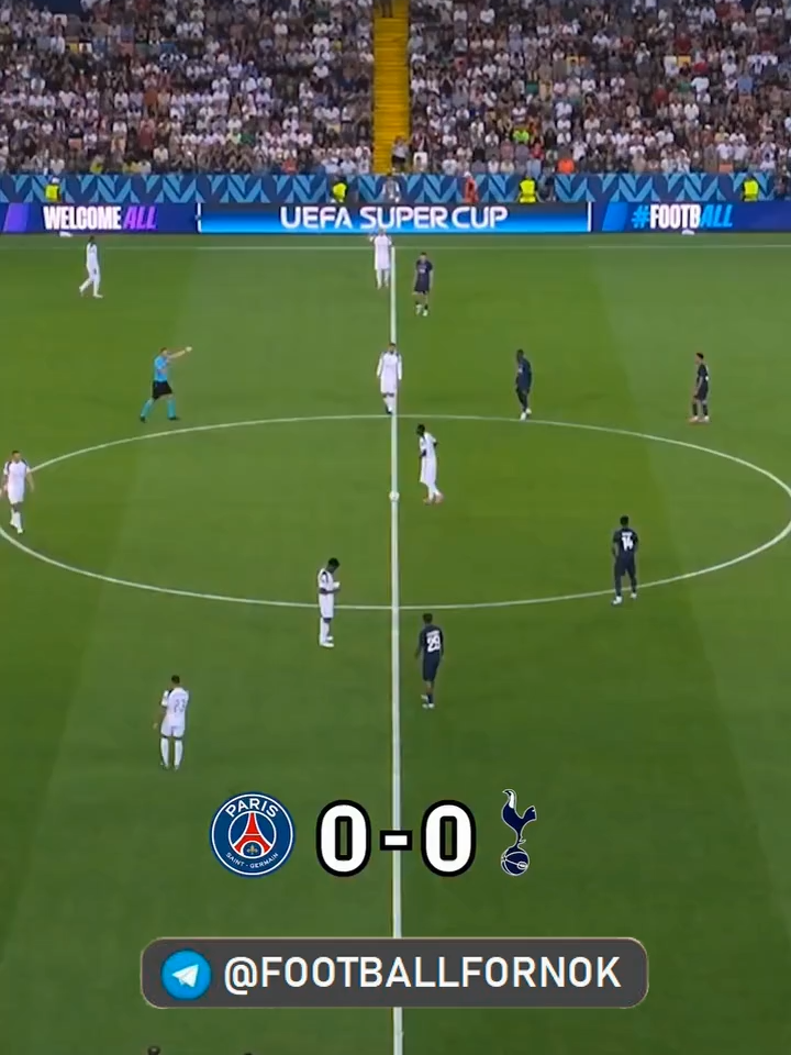 🇫🇷🌍 ПСЖ — володар Суперкубка УЄФА! Неймовірний матч проти «Тоттенгема» ! Парижани програвали 0:2, але зуміли зробити подвійний камбек Голи Лі Кан Іна 🇰🇷 та Гонсалу Рамуша 🇵🇹 на 90+4 хвилині вирвали для ПСЖ нічию 2:2 У серії пенальті «Тоттенгем» 🏴󠁧󠁢󠁥󠁮󠁧󠁿 також вів у рахунку, але втратив свою перевагу і, зрештою, трофей! «Шпори» знову не змогли взяти титул, а ПСЖ вкотре довів, що в цьому сезоні з ним краще не жартувати. Які ваші враження від матчу? 👇