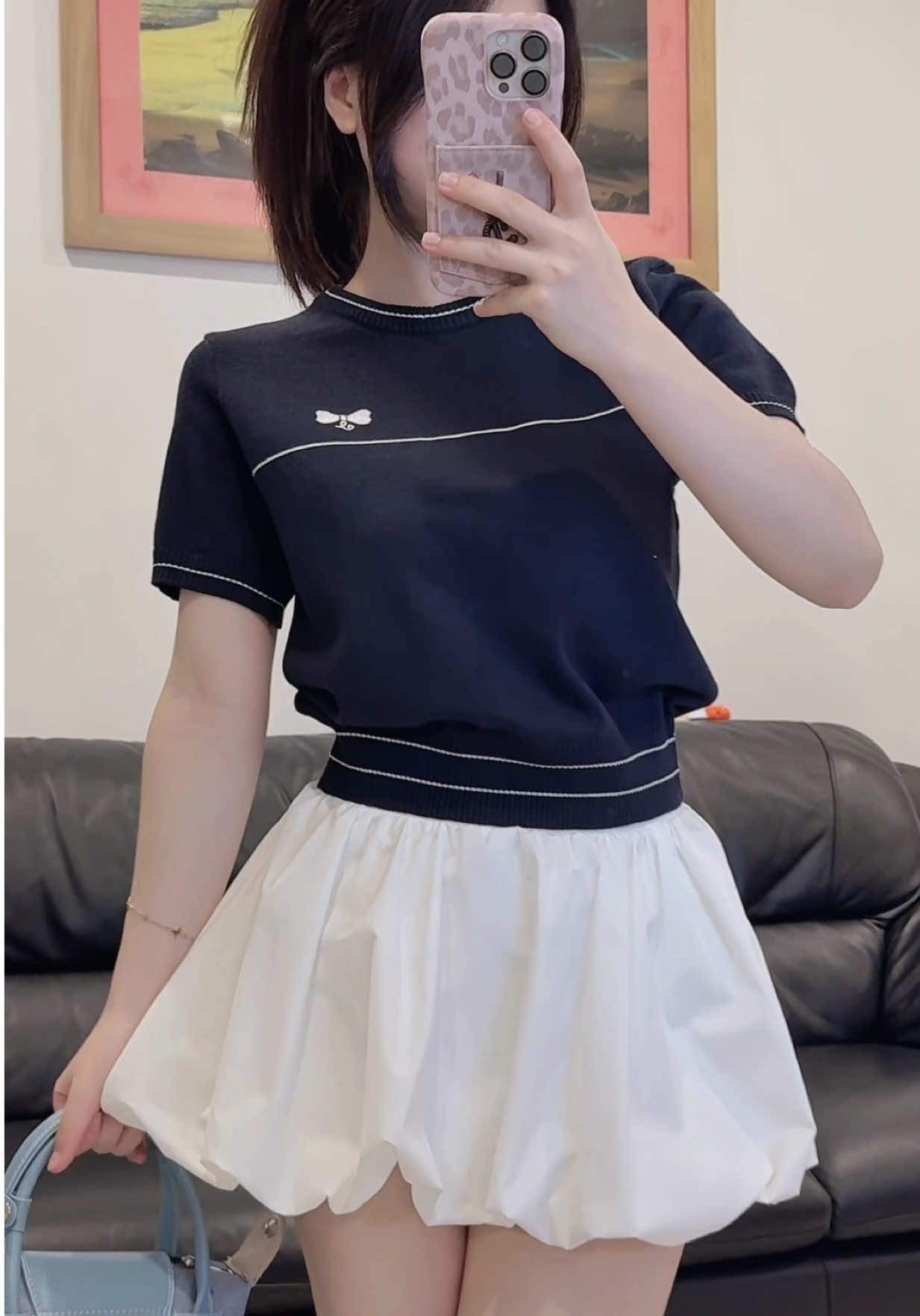 Siêu phẩm áo len tiểu thư ✨✨ #h2oclothing #outfitideas #tendre #aolencoctay #aolentieuthu 