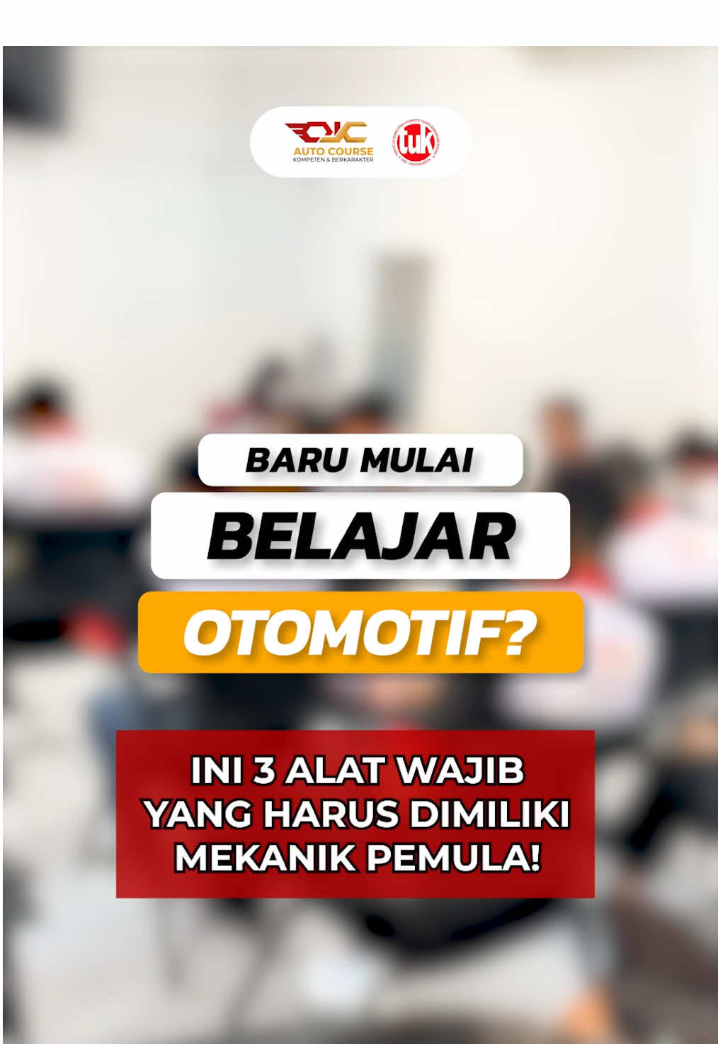 3 Alat Wajib yang Harus Dimiliki Mekanik Pemula #tools #mekanik #kursus #mekaniktiktok #ojcautocourse 