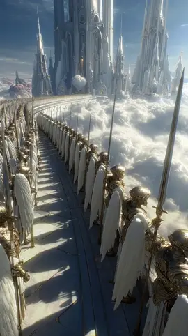 Angel army,ready to fight for God at all times.#heaven #aigenerated #faith #creed #angel #army #armor #battle #fightforgod #honor #jesus #viralvideos #foryoupage #wolink 	