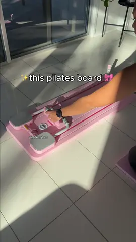 this pilates board 💖  #pilatesboard #pilates #homeworkout 