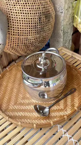 thố đựng mỡ heo bằng inox #dodungnhabep #noiiox #thodungmoheo #noitro 