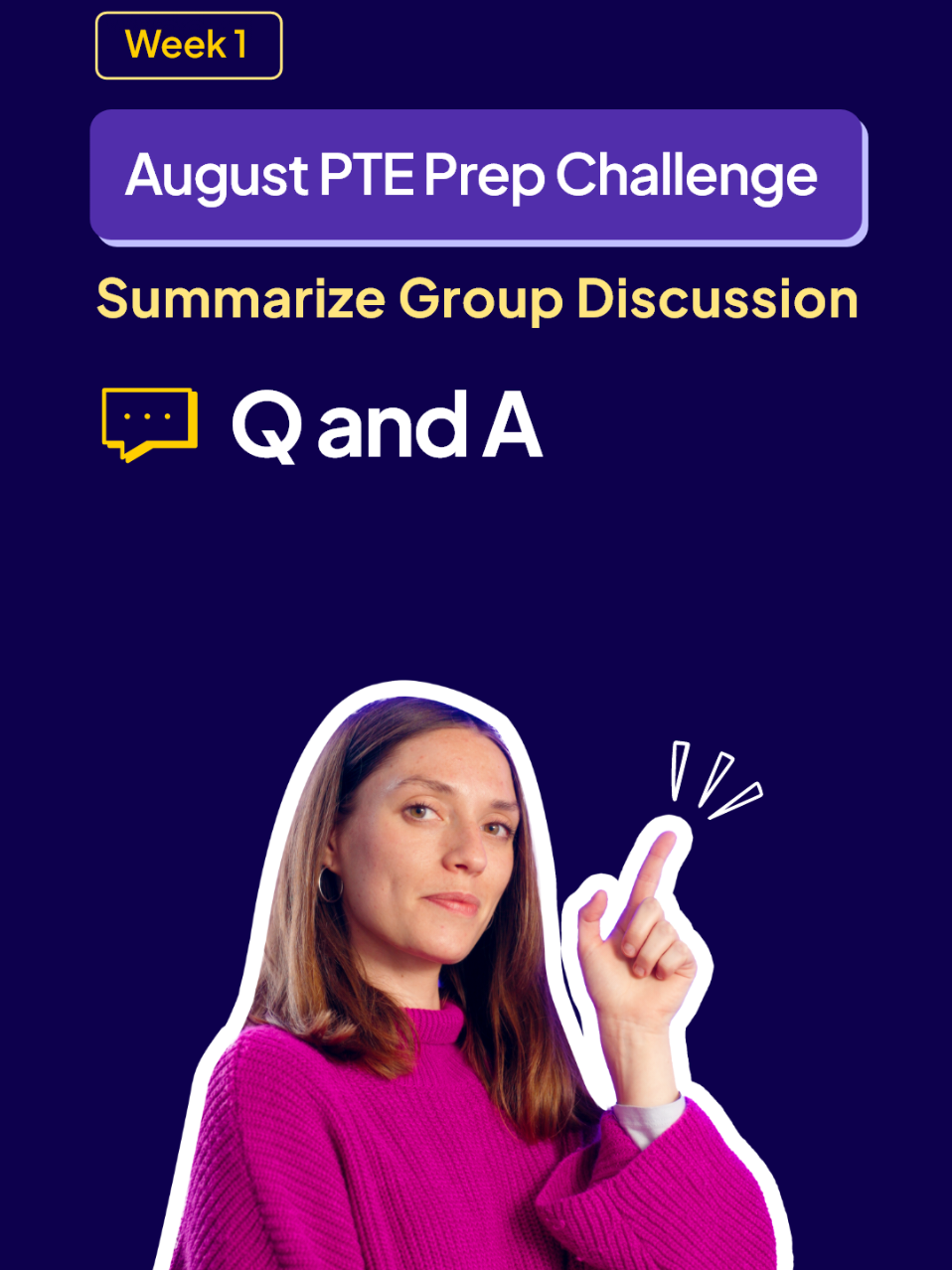 Got a question about the PTE Summarize Group Discussion question type? 🤔​ Drop it in the comments - we’re here to help and will get back to you! #PTE #PTEPrep #EnglishLanguage #EnglishSpeaking #EnglishLanguageChallenge  