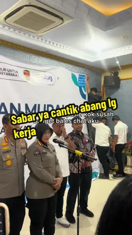 sabar sayang bentar lg pulang kok #HaloDek #AbangBidan🗿 