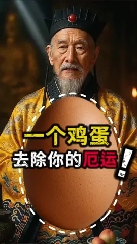 只需要一個雞蛋，就能幫你消除厄運#風水 #八字 #好運 #財運 #財富 #玄學 #國學  