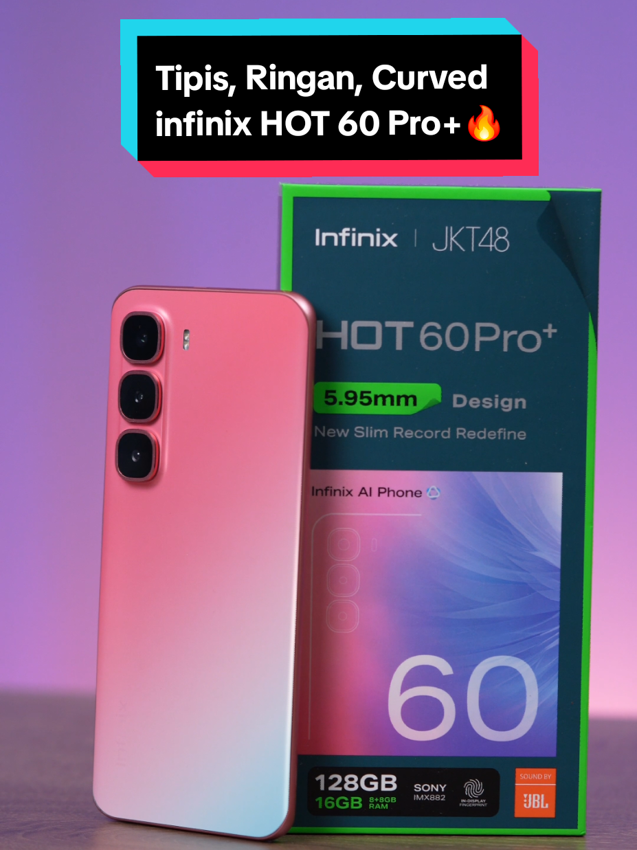 infinix hot 60 Pro+ ngk ada lawan dikelasnya, enteng tipis banget & layarnya cakep banget deh @Infinix Indonesia #hot60proplus #infinix 
