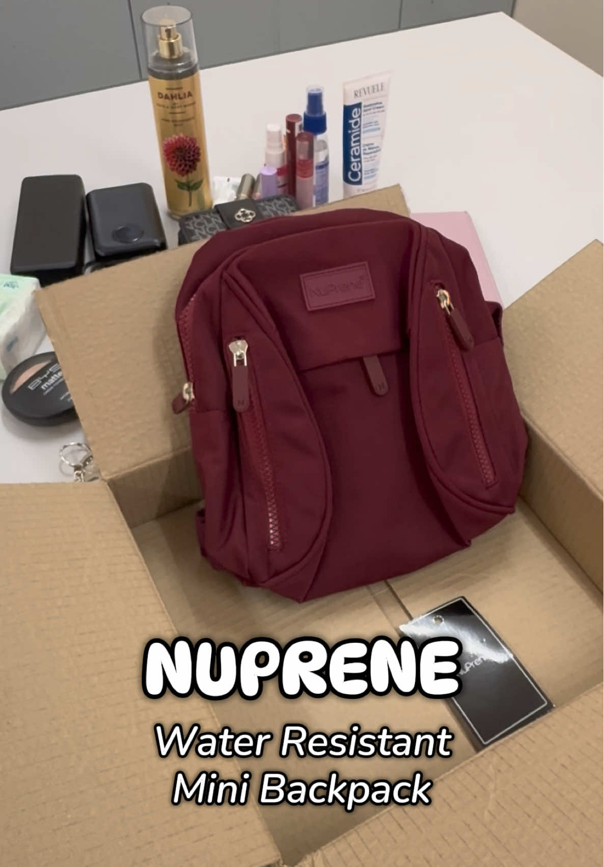Super durable and High Quality Mini Backpack. 👌❤️ #bag #backpack #fyp #nuprene #fashion 