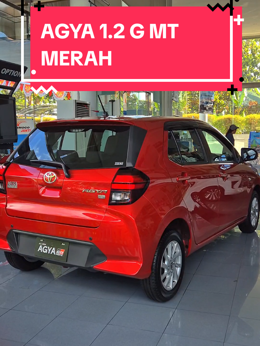 Hadir Agya 1.2 G MT warna Merah, DP mulai 5 jutaan area Jogja - Jawa Tengah #CapCut #agya #toyota #snack #jogja 