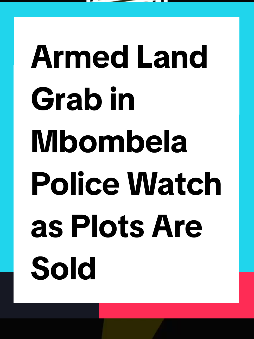 Armed Land Grab in Mbombela — Police Watch as Plots Are Sold: https://youtu.be/FaVMIBQcDfs #SouthAfrica #TiktokSouthAfrica🇿🇦 #tiktokSA #joeemilio #voetsekANC #FYP #foryou #Tiktoksa #Politics #NewsFlash