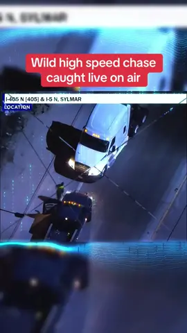 Wild high speed chase caught live on air. #copsontiktok #cops #news #copsnew #viralcops 