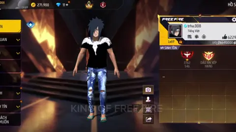 mod skin boy phố ff, áo đại bàng + quần dsq#kingoffreefire #modskinff 