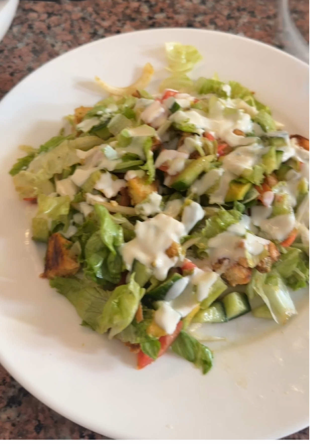 Homemade chicken salad healthy lunch 🥗🤤👌#healthylunch #EasyRecipe #fypシ゚viral #fo #somalitiktok 