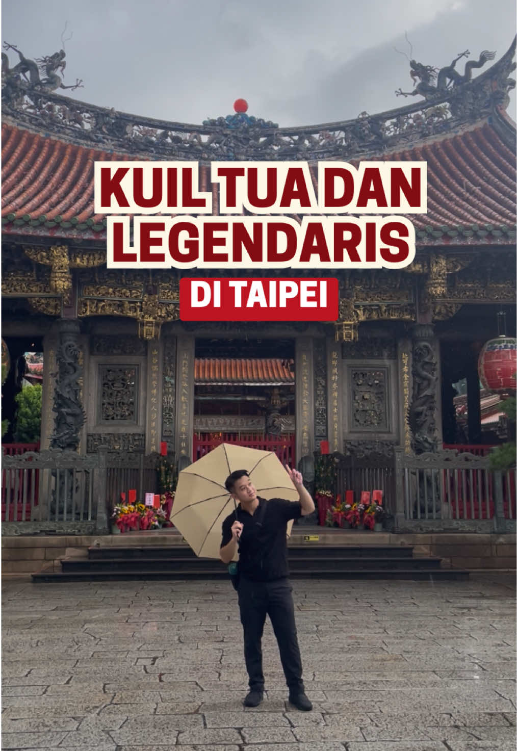 Kuil tua legendaris di Taipei, biasanya orang kesini untuk minta jodoh?! 😱 . . #nihaoindo #nihaoindonesia #taiwan #taipei #taiwantravel  