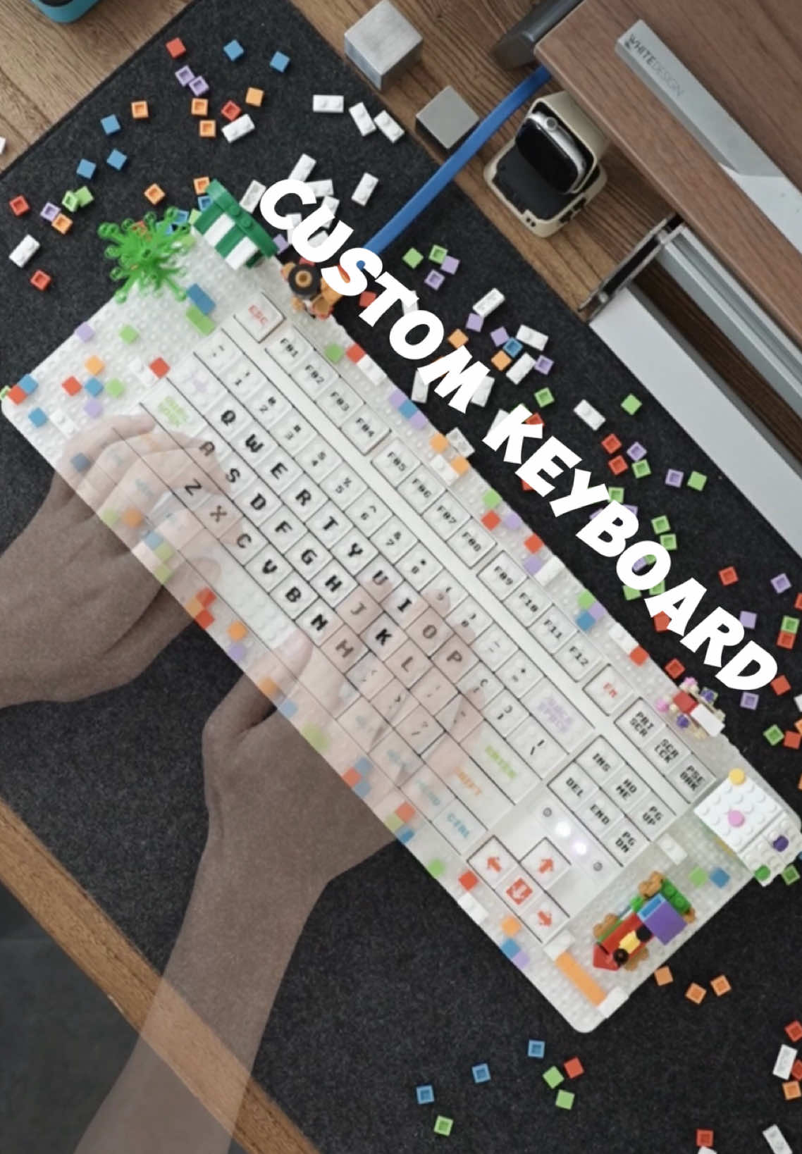 Have you ever seen a keyboard made of blocks? #buildingblock #DIYKeyboard #BlockCreation #CreativeKeyboard #keyboard #legoinspired #design #innovativedesign 