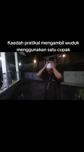 Kaedah pratikal mengambil wuduk menggunakan satu cupak #ustazhairulnizam #wuduk #wuduksatucupak #wuduksempurna #jimatkanair 
