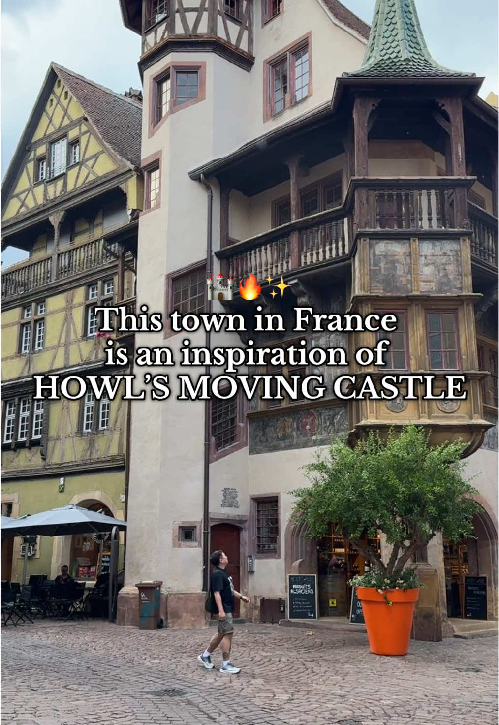 I found Sophie’s town in Howl’s Moving Castle in Colmar, France. #europe #france #colmar #howlsmovingcastle #studioghibli @Love 💕 