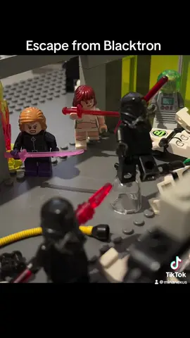 Sometimes I dabble in Lego…. #lego #legomoc #blacktron #legophotography #legostarwars @AngeryJembo and I kicking butt!!